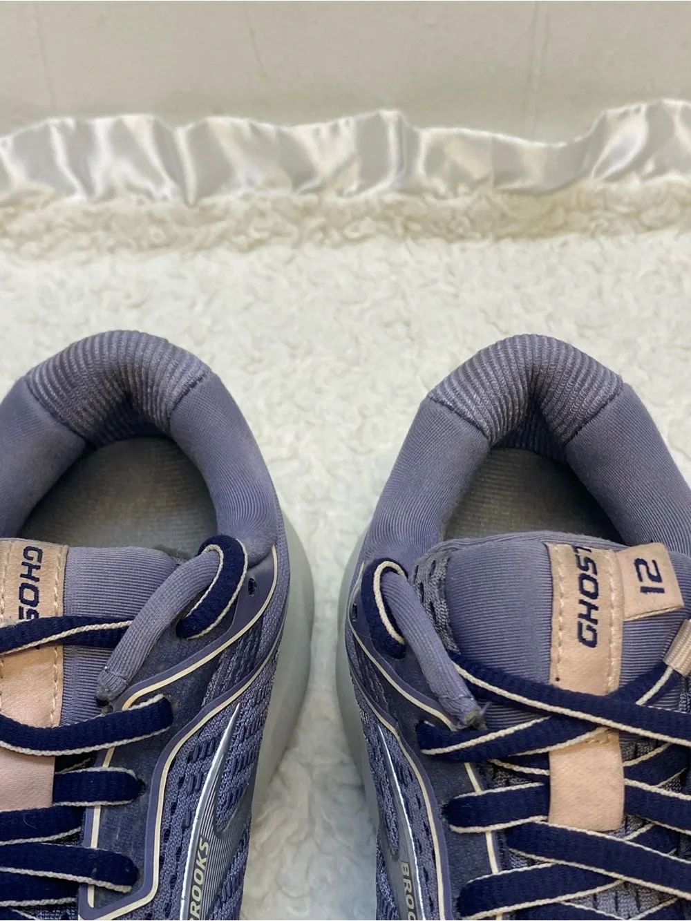 Brooks Ghost 12 Women's Running Shoes Blue Gray Athletic Sneakers Size 6